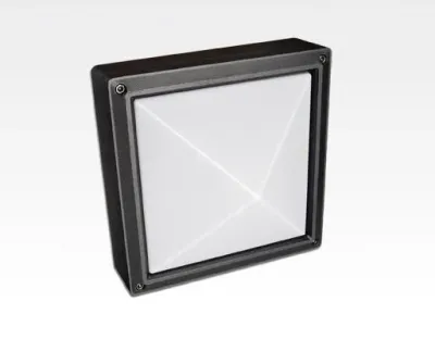 20W LED Wand/Deckenleuchte anthrazi quadr. pyr. Tageslicht Weiß / 6000-6500K 900lm 230VAC IP54 120Grad — Bild 3