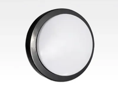 10W LED Wand/Deckenleuchte grau rund Tageslicht Weiß  / 6000-6500K 450lm 24VDC IP65 120Grad — Bild 3