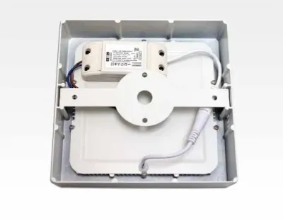18W LED Aufbauleuchte weiß quadratisch dimmbar Warm Weiß / 2700-3200K 1408lm 230VAC IP40 110Grad — Bild 5