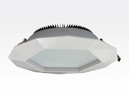 18W LED Einbau Downlight dimmbar weiß Neutral Weiß / 4000-4500K 1800lm 230VAC IP43 120Grad