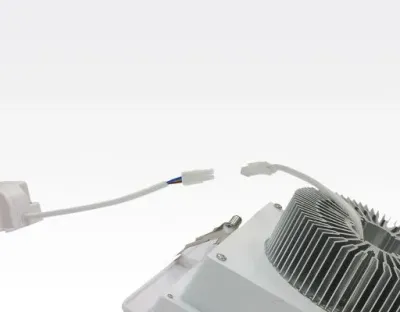 36W LED Einbau Downlight weiß quadratisch dimmbar Warm Weiß / 2700-3200K 3600lm 230VAC IP43 120Grad — Bild 8
