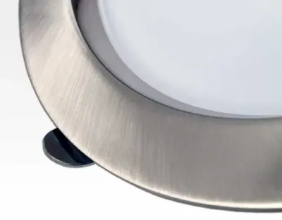 5W LED Einbau Downlight Edelstahl gebürstet rund dim.NeutralWeiß / 4000-4500K 320lm 230VAC IP40 120Grad — Bild 3