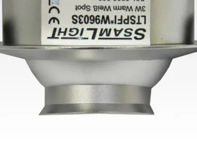 5W LED Fokus Einbauspot silber rund Warm Weiß / 3000K 310lm 230VAC 16-39Grad — Bild 4
