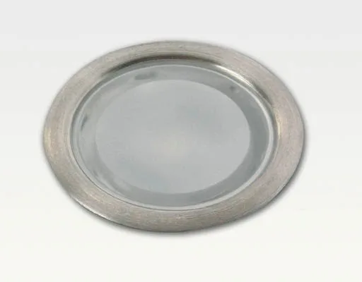 0,23W LED Outdoor Mini-Design Einbau Leuchte rund Warm Weiß / 10lm IP67 Easy Stecker 12VDC