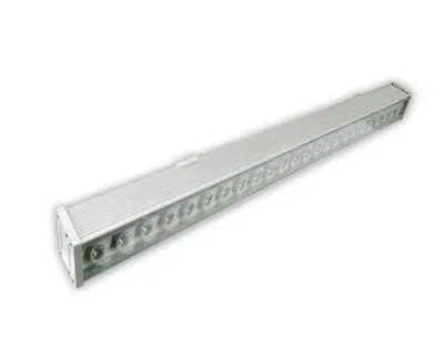 24W IP65 LED Wall Washer Fassadenstrahler RGB / 24VDC  1000mm 120° dimmbar - Achtung!! 4 Blaue LED's funktionieren nicht
